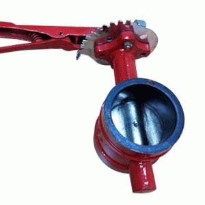 EN 593 Grooved Butterfly Valve, DI, AWWA C606 - landee valve